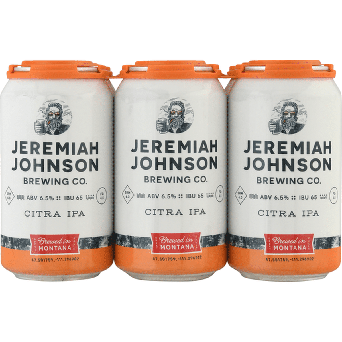 Jeremiah Johnson Brewing Company Beer Citra IPA 12 Fl Oz Delivery Or