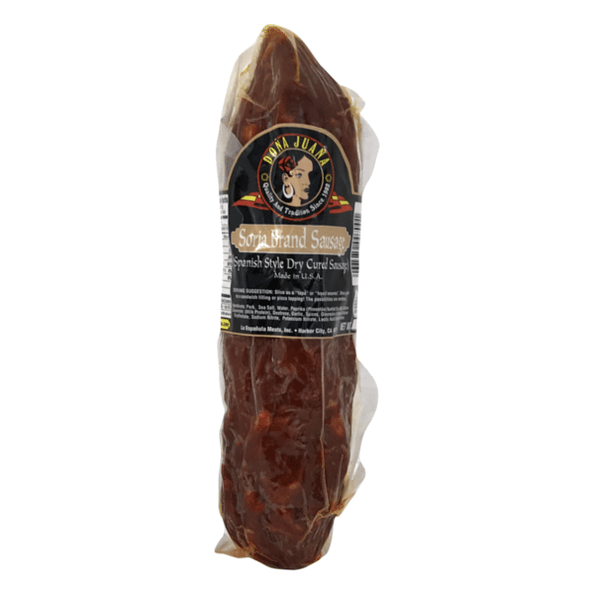 Chorizo Soria by outlets Dona Juana (1.3 pound)