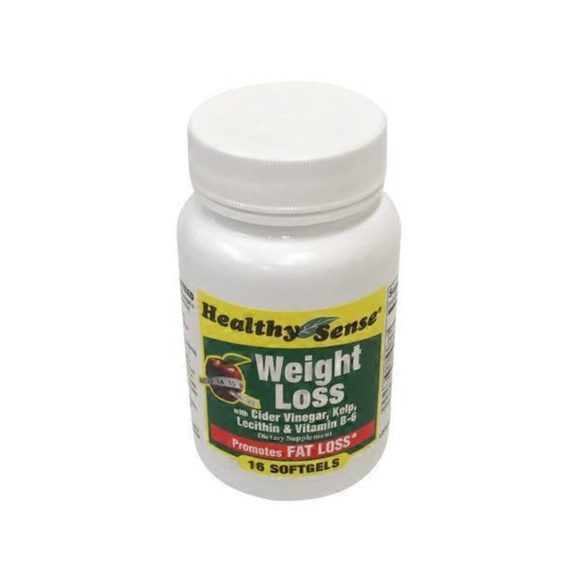 Healthy Sense Weight Loss With Cider Vinegar Kelp Lecithin