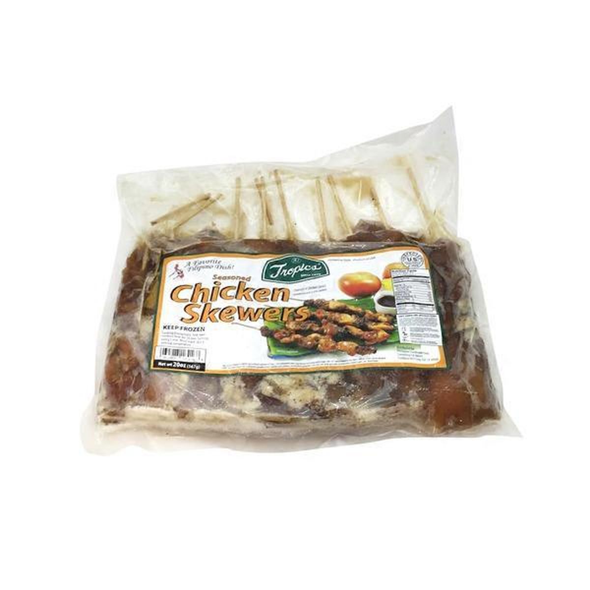 Tropics Seasoned Chicken Skewers (20 oz) Delivery or Pickup Near Me ...