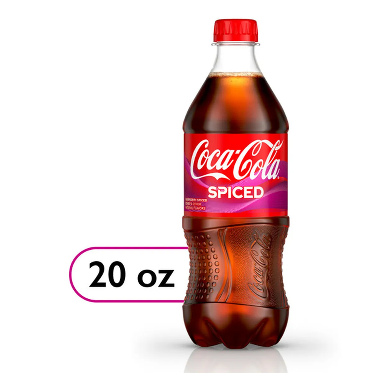 Coca Cola ® Spiced Raspberry Spiced Coke Natural Flavor 20 Fl Oz Delivery Or Pickup Near Me