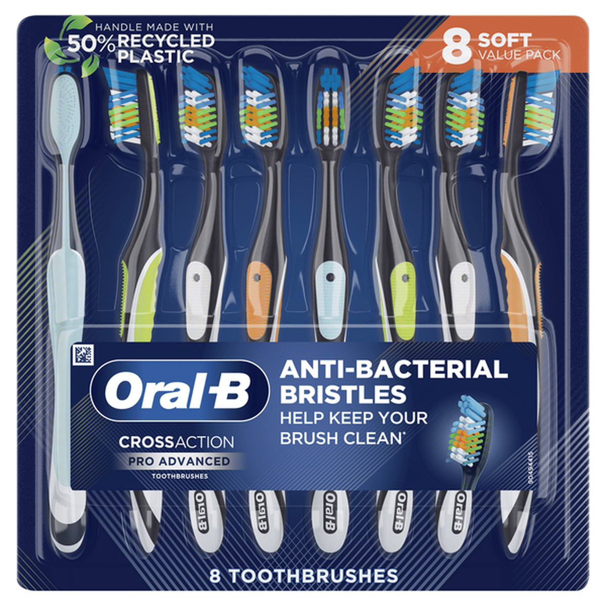 Oral-B CrossAction Pro Advanced Toothbrushes, Soft (8 Ct) Delivery Or ...