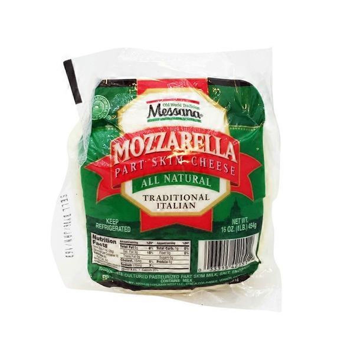 Messana Mozzarella Part Skim Cheese (16 oz) Delivery or Pickup Near Me ...