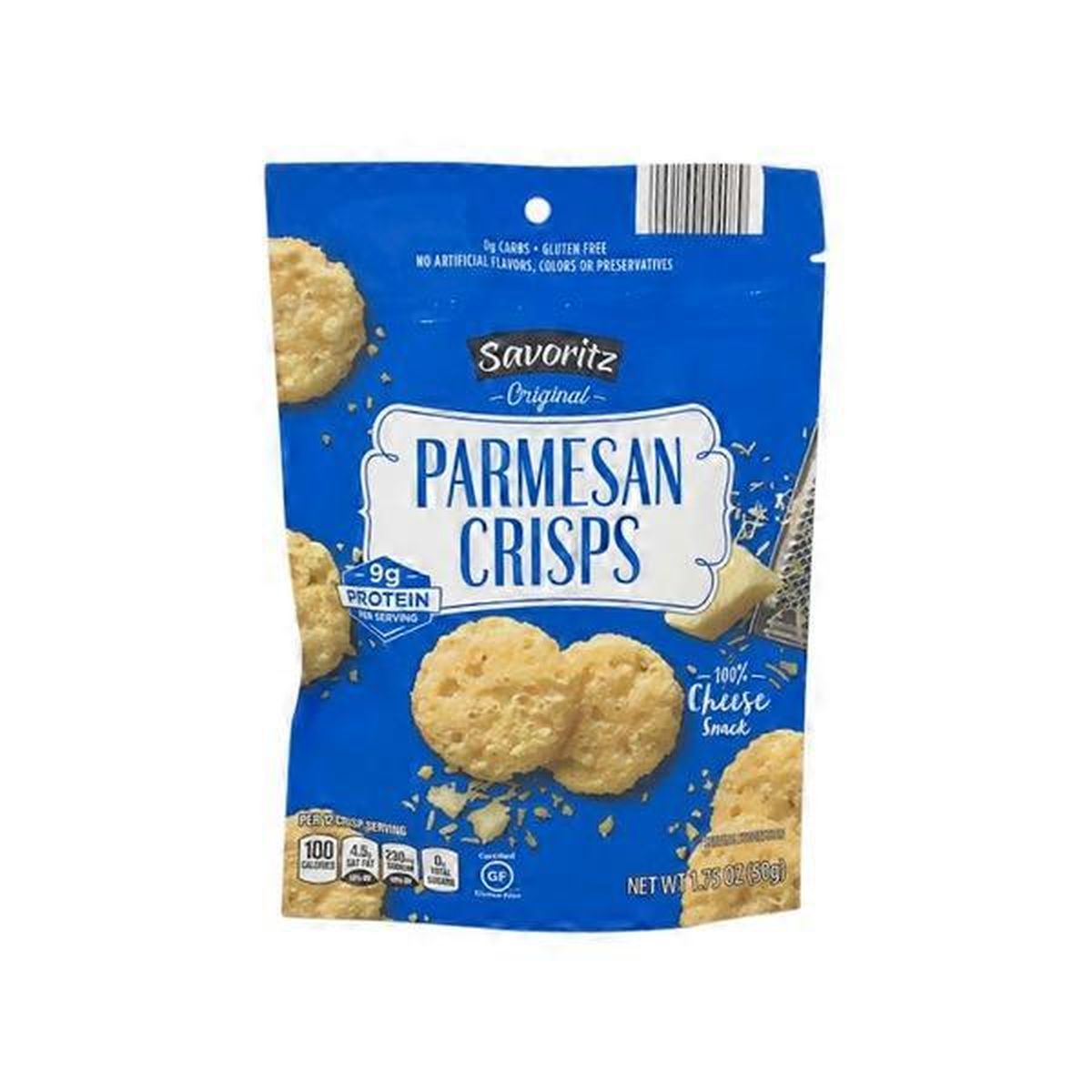 Savoritz Original Parmesan Crisps (1.75 oz) Delivery or Pickup Near Me ...