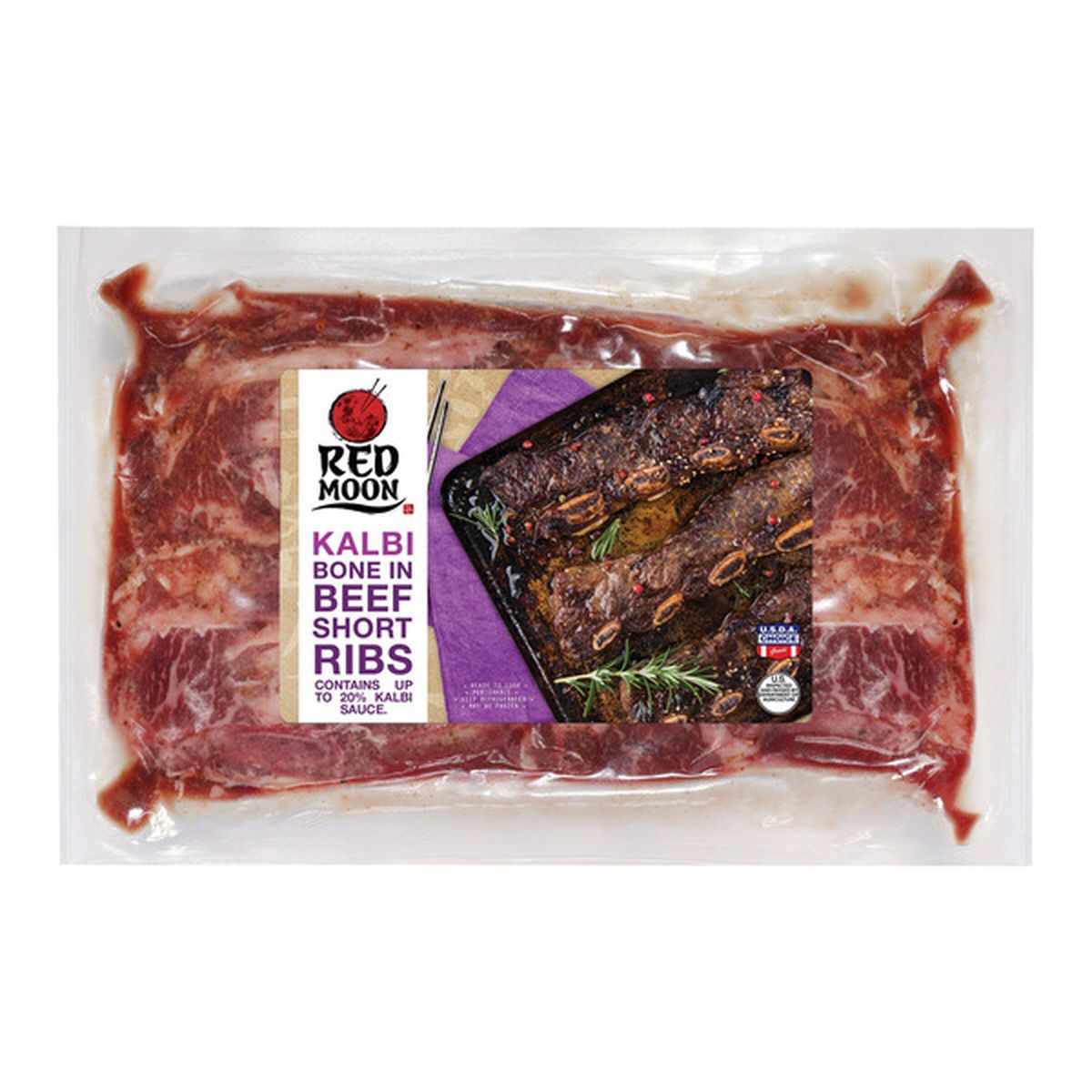 Red Moon Kalbi Bone in Beef Short Ribs (per lb) Delivery or Pickup Near ...