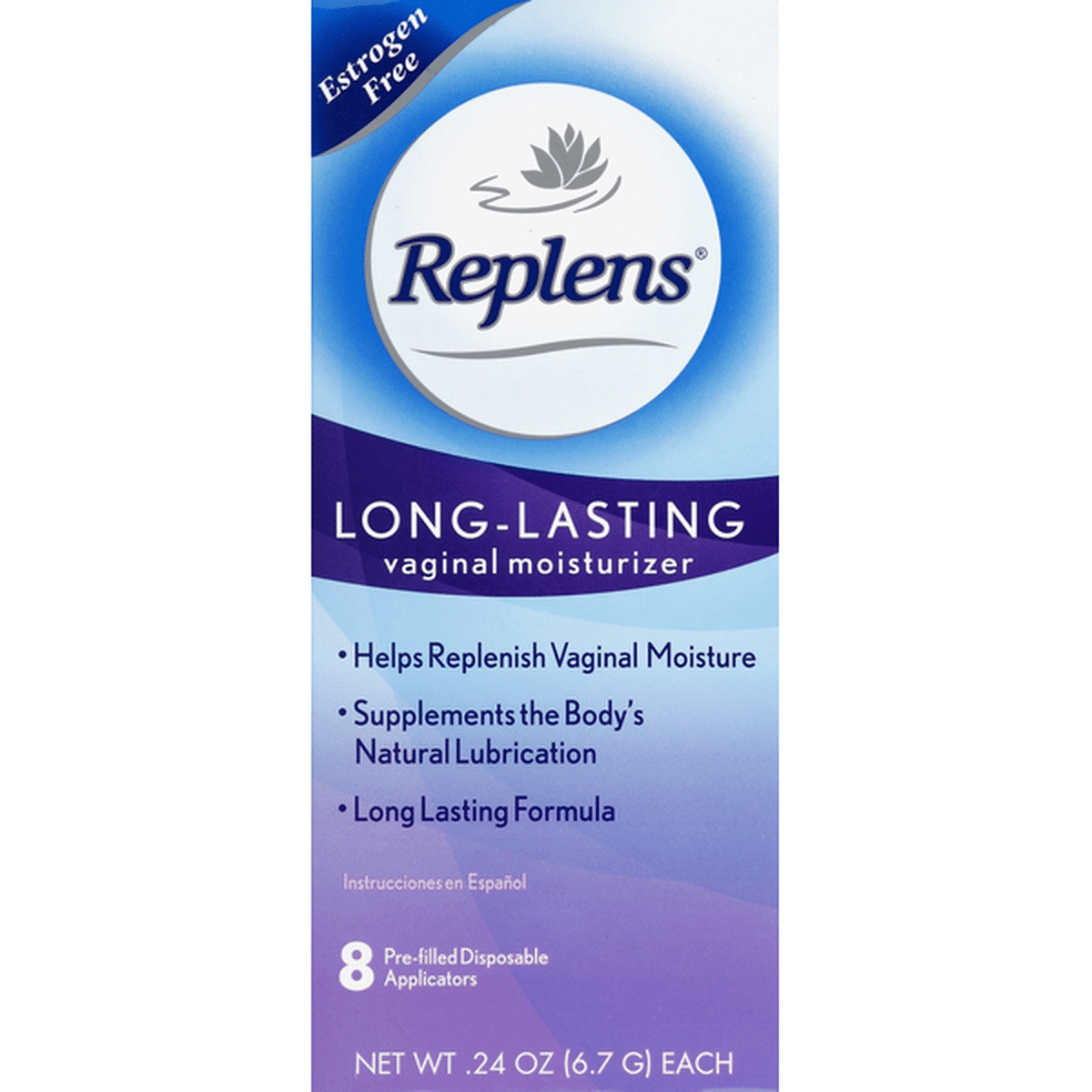 Replens Vaginal Moisturizer, Long-Lasting (8 ct) Delivery or Pickup Near Me  - Instacart