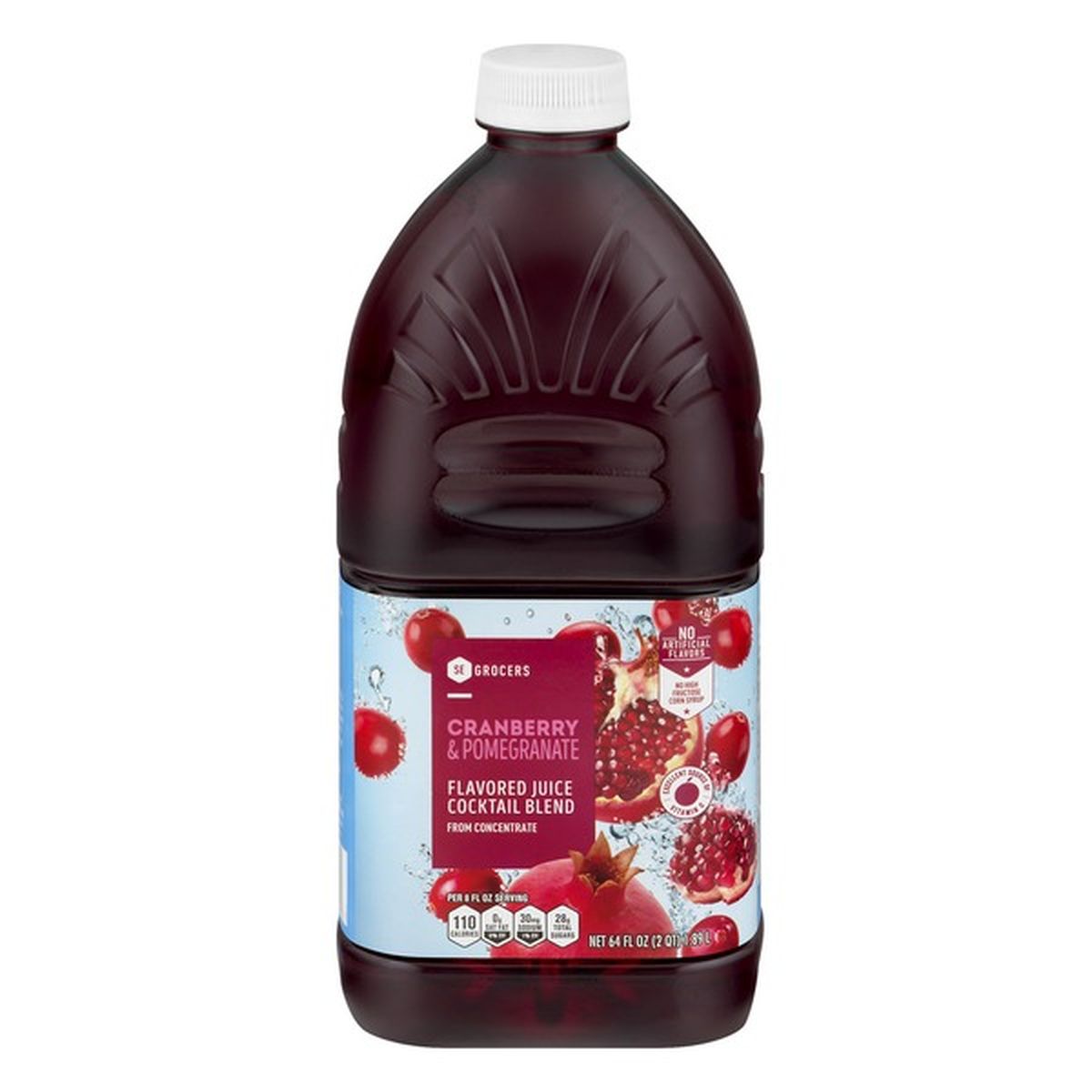 Se Grocers Flavored Juice Cocktail Blend Cranberry & Pomegranate (64 Fl 