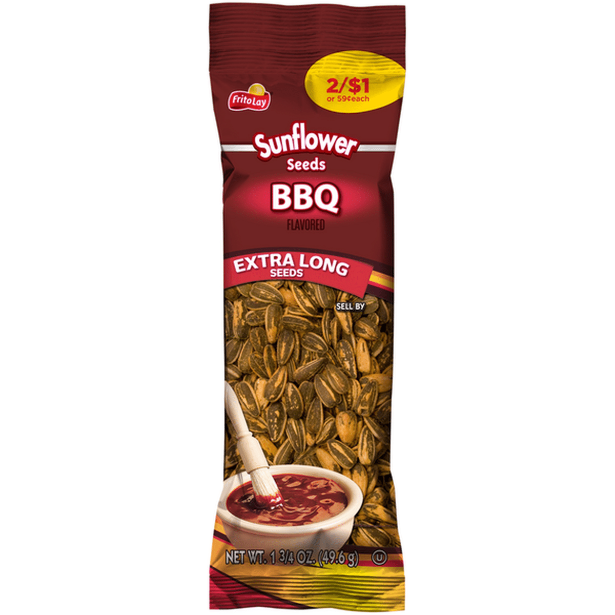 Frito Lay BBQ Extra Long Sunflower Seeds (1.75 oz) Delivery or Pickup Near  Me - Instacart