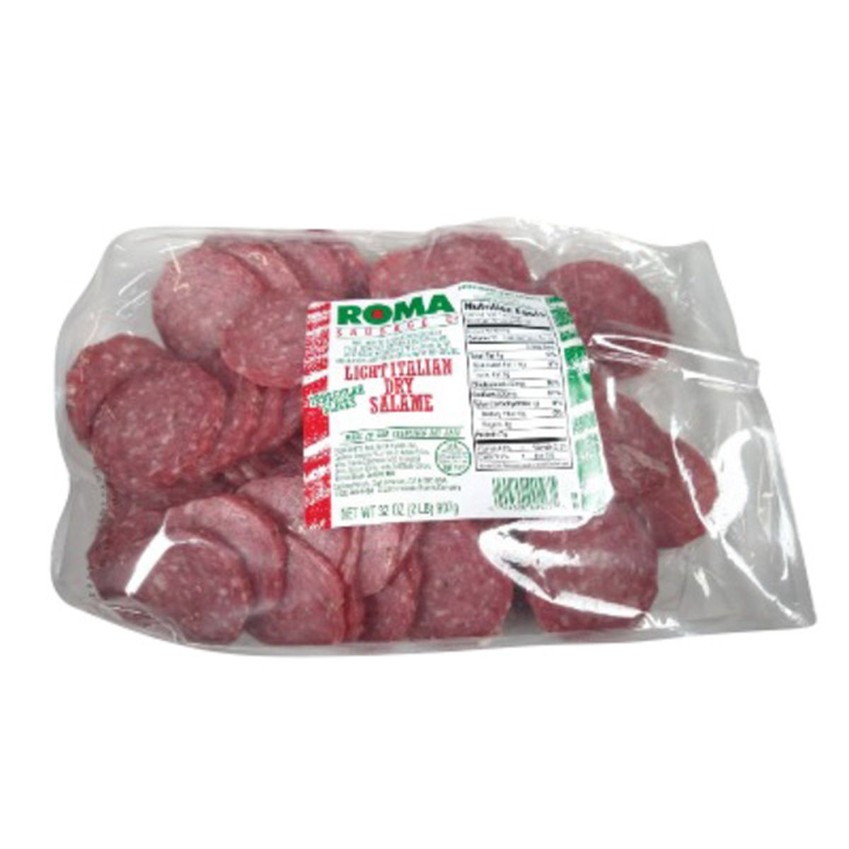 Roma Sausage Co. Irregular Sliced Light Italian Dry Salame (2 lb) Delivery  or Pickup Near Me - Instacart