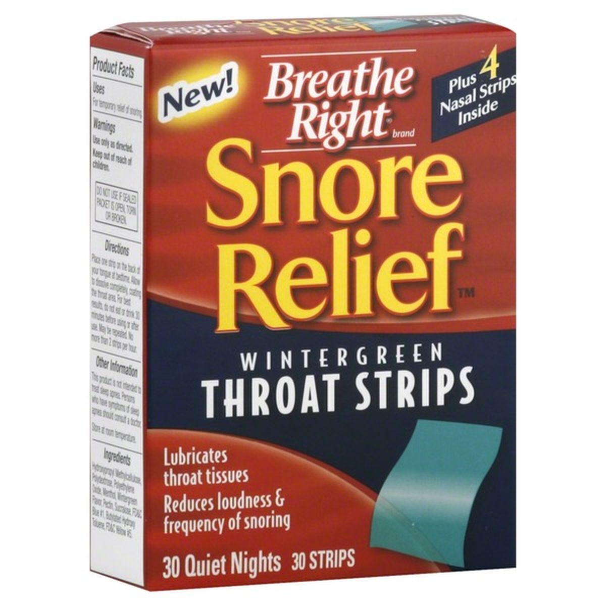 Breathe Right Throat Strips, Wintergreen (30 each) Delivery or Pickup ...