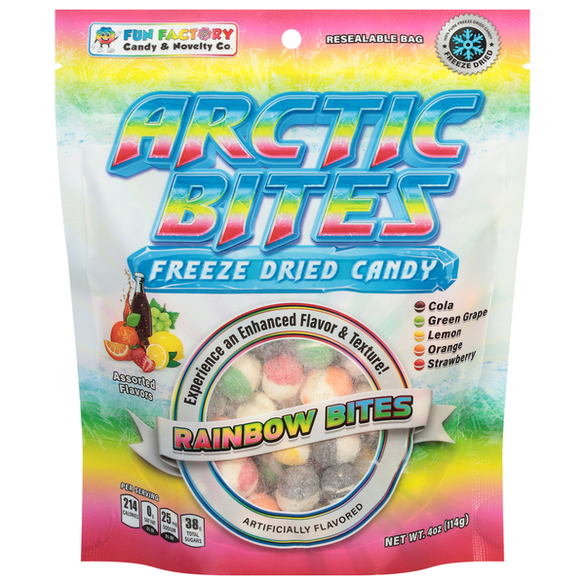 Fun Factory Candy & Novelty Co. Arctic Bites, Freeze Dried Candy ...