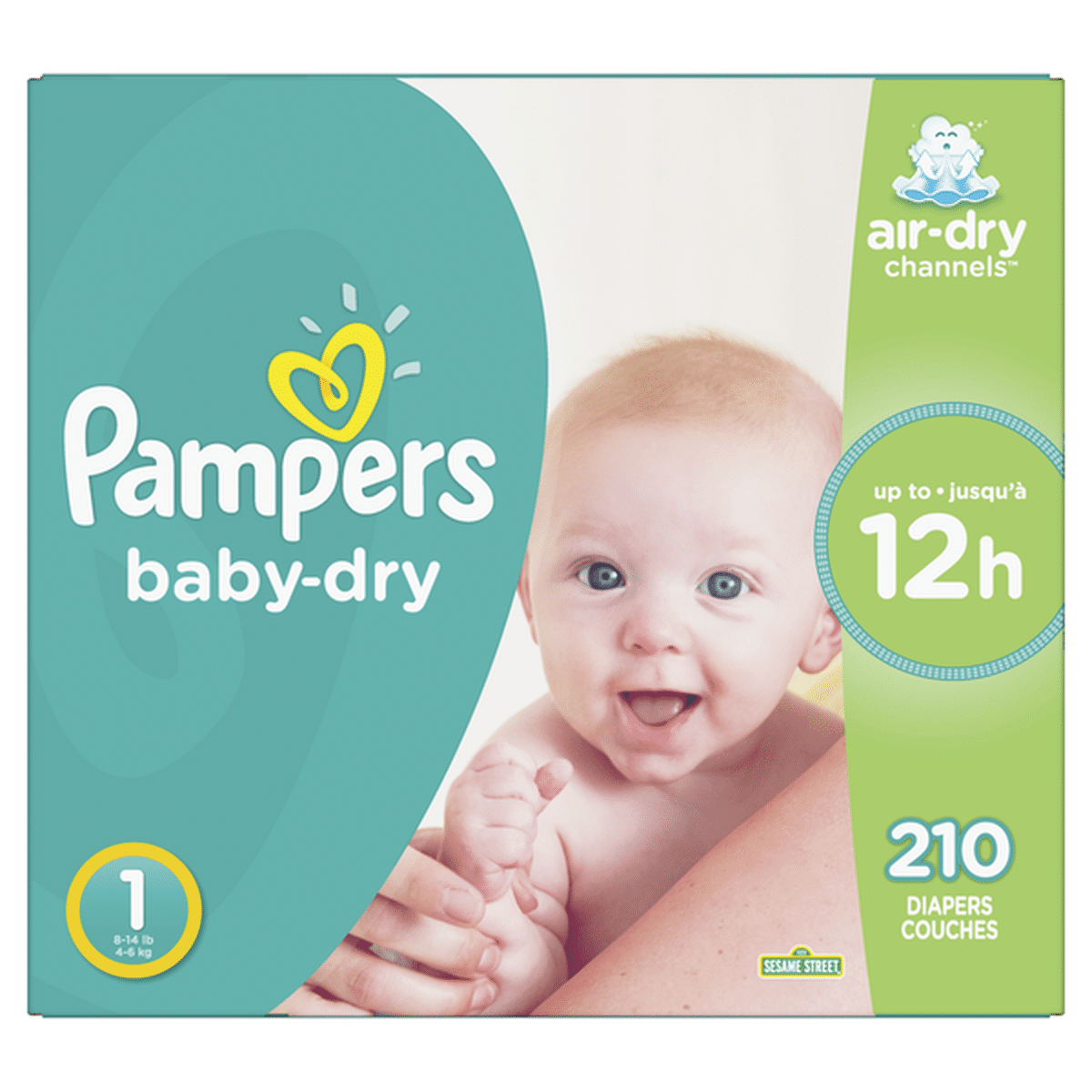 Pampers Baby Dry Diapers, Super Econo Pack 