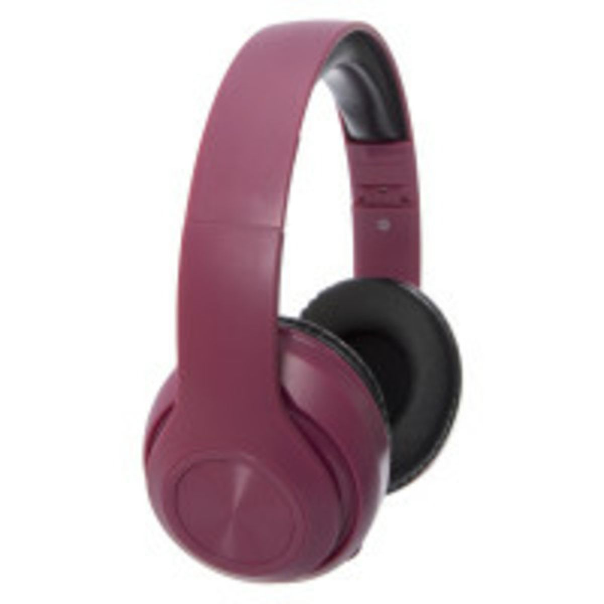 Traxx Graphite Bluetooth Wireless Headphones With Mic Maroon