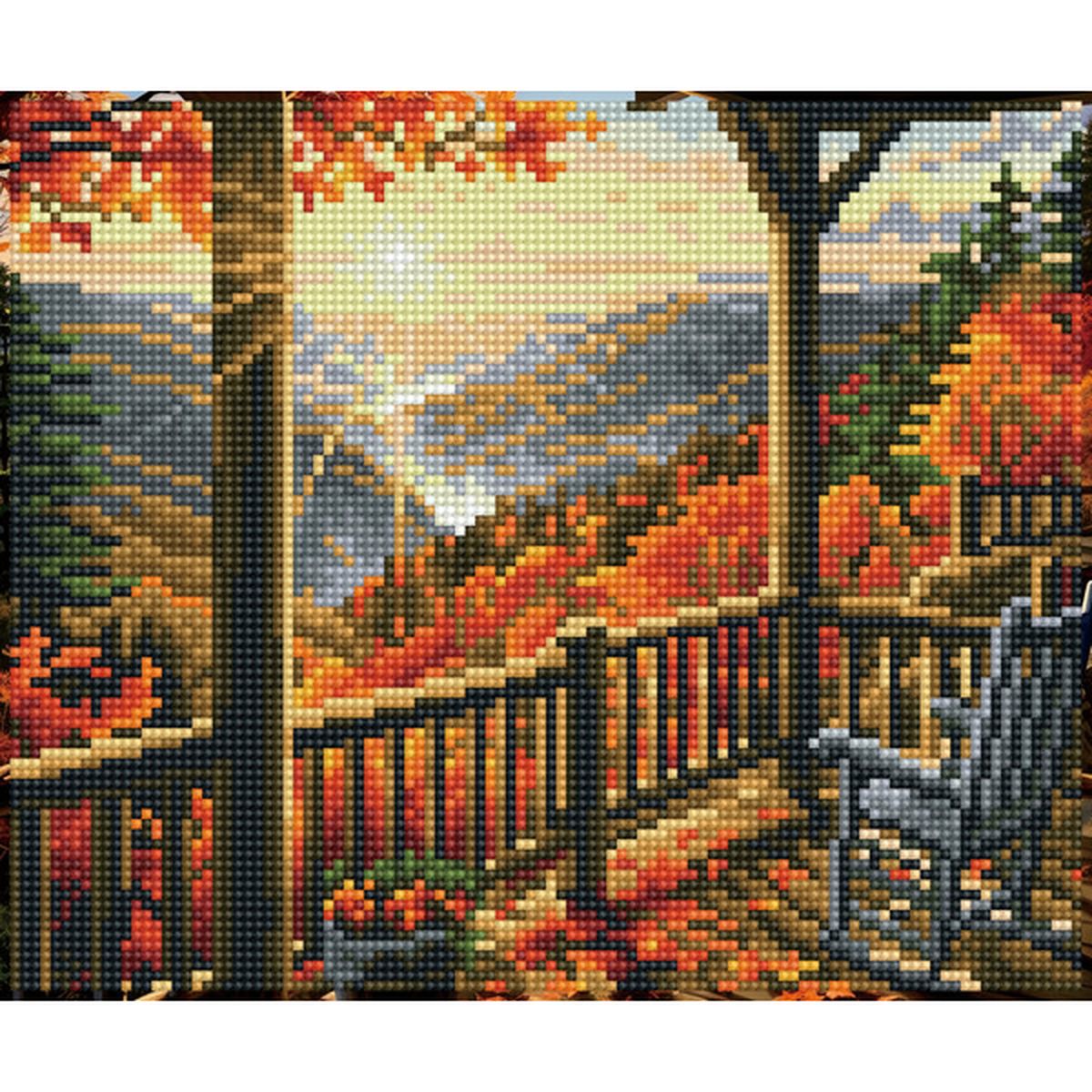 DIAMOND DOTZ Mountain Retreat Special Edition Diamond Painting Kit (1 ...