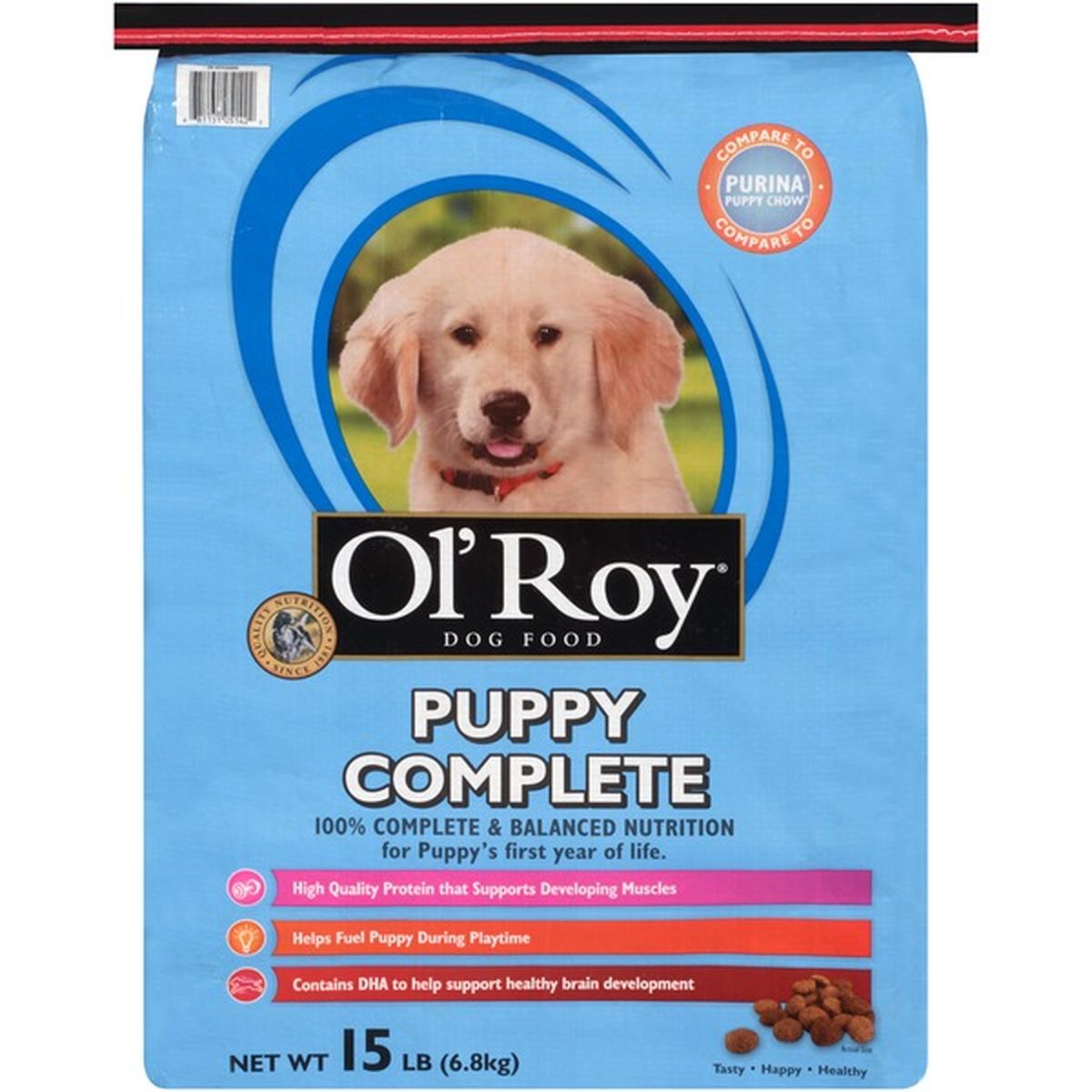 Ol Roy Complete Puppy Dog Food 15 lb Delivery or Pickup Near Me Instacart