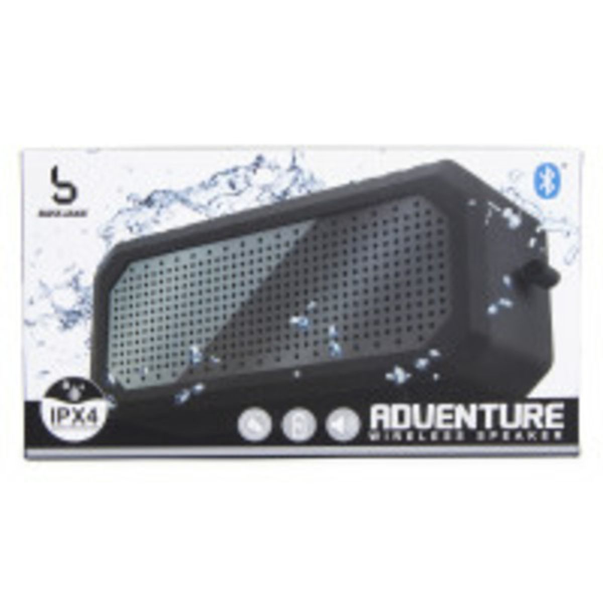 Bass Jaxx Black Adventure Rugged Splash Proof Bluetooth Speaker Each Delivery Or Pickup Near 5330