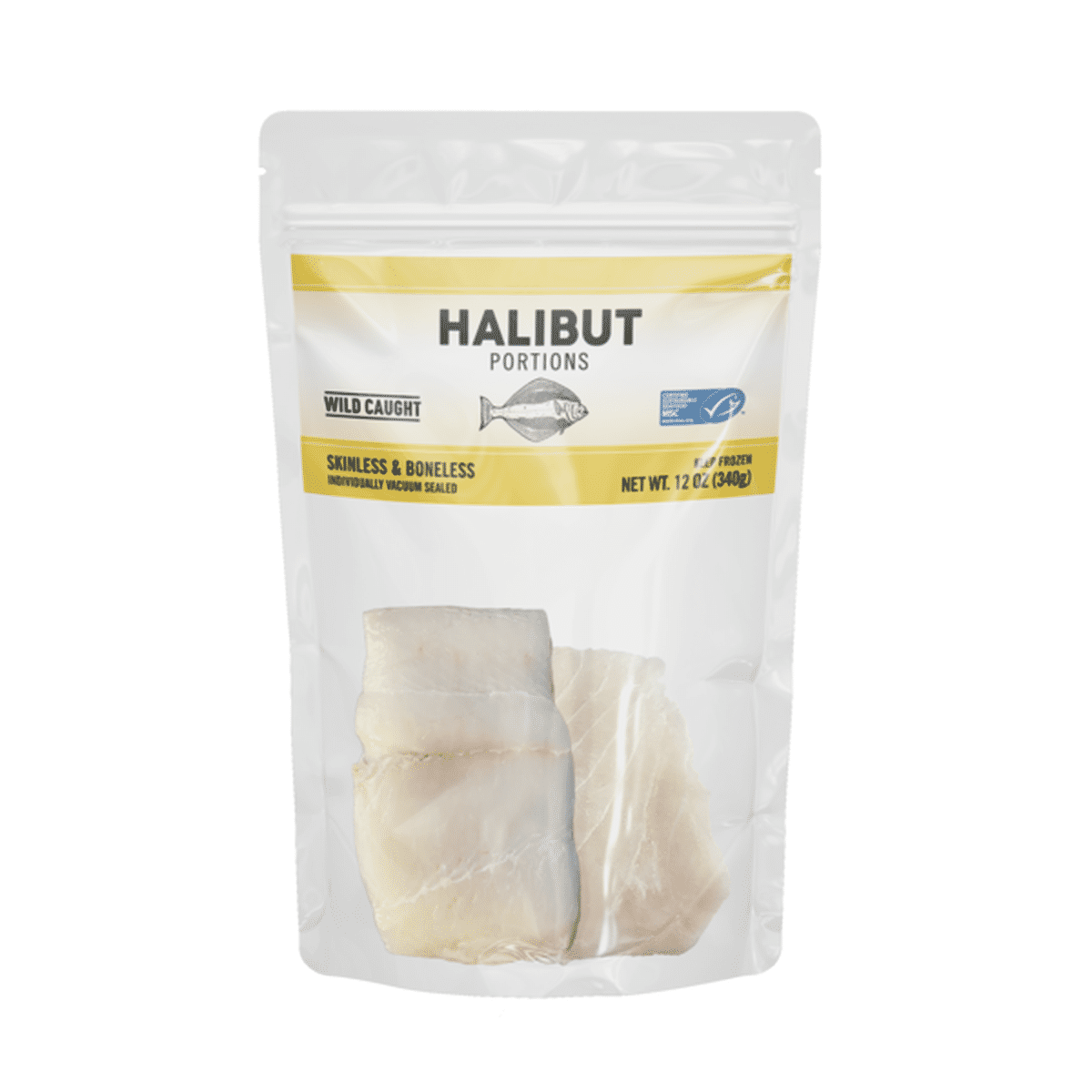 Wild Caught Skinless And Boneless Halibut Portions 12 Oz Delivery Or Pickup Near Me Instacart 2209