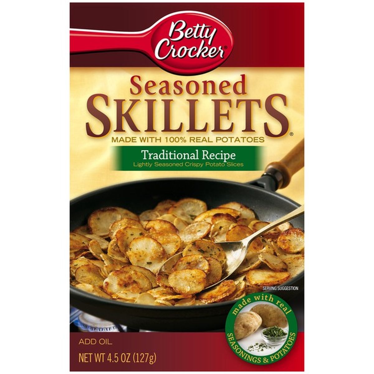 Betty Crocker Seasoned Skillets Traditional Recipe Potatoes 45 Oz Delivery Or Pickup Near Me 4355