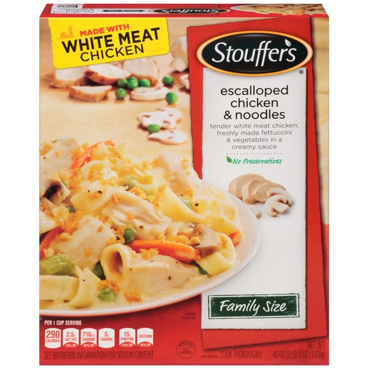 Stouffer´s Escalloped Chicken & Noodles, Family Size (40 Oz) Delivery 