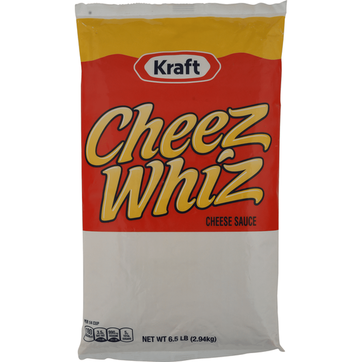 Kraft Heinz Cheez Whiz Cheese Sauce 65 Lb Delivery Or Pickup Near Me