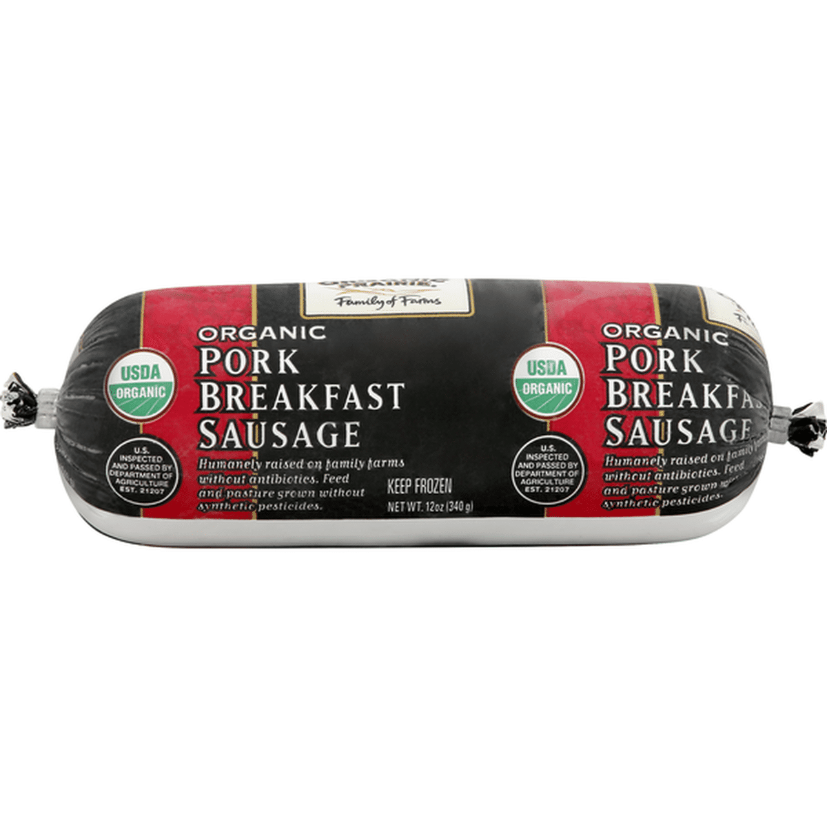 Organic Prairie Sausage, Pork, Breakfast, Organic (12 oz) Delivery or ...