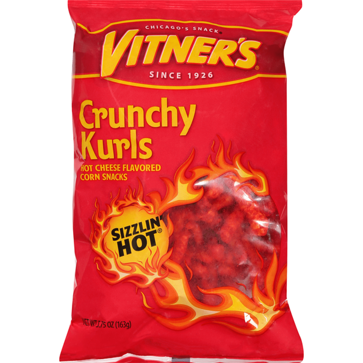 Vitners Crunchy Kurls, Sizzlin' Hot (5.75 oz) Delivery or Pickup Near