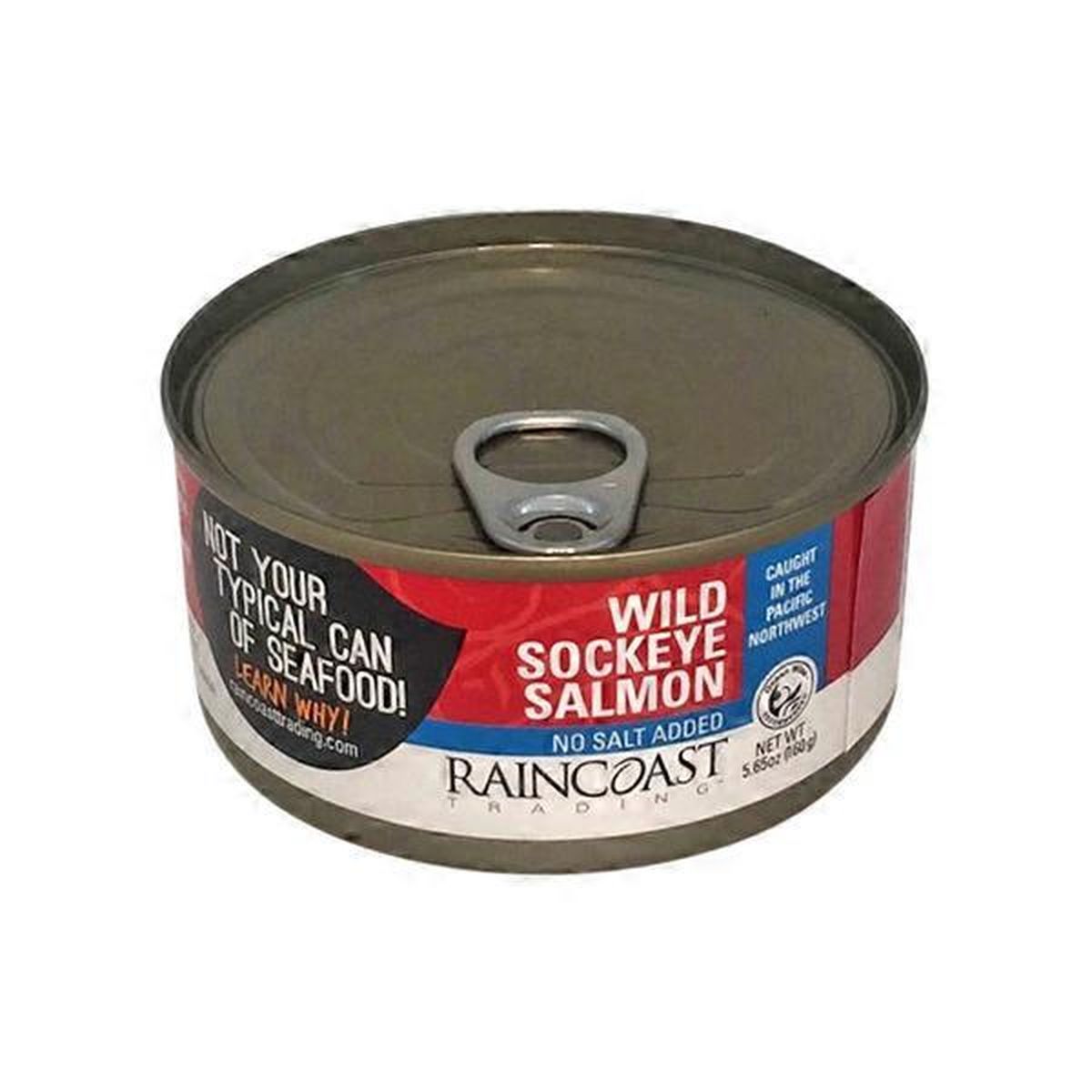 Raincoast Wild Sockeye Salmon, No Added Salt - 160 g