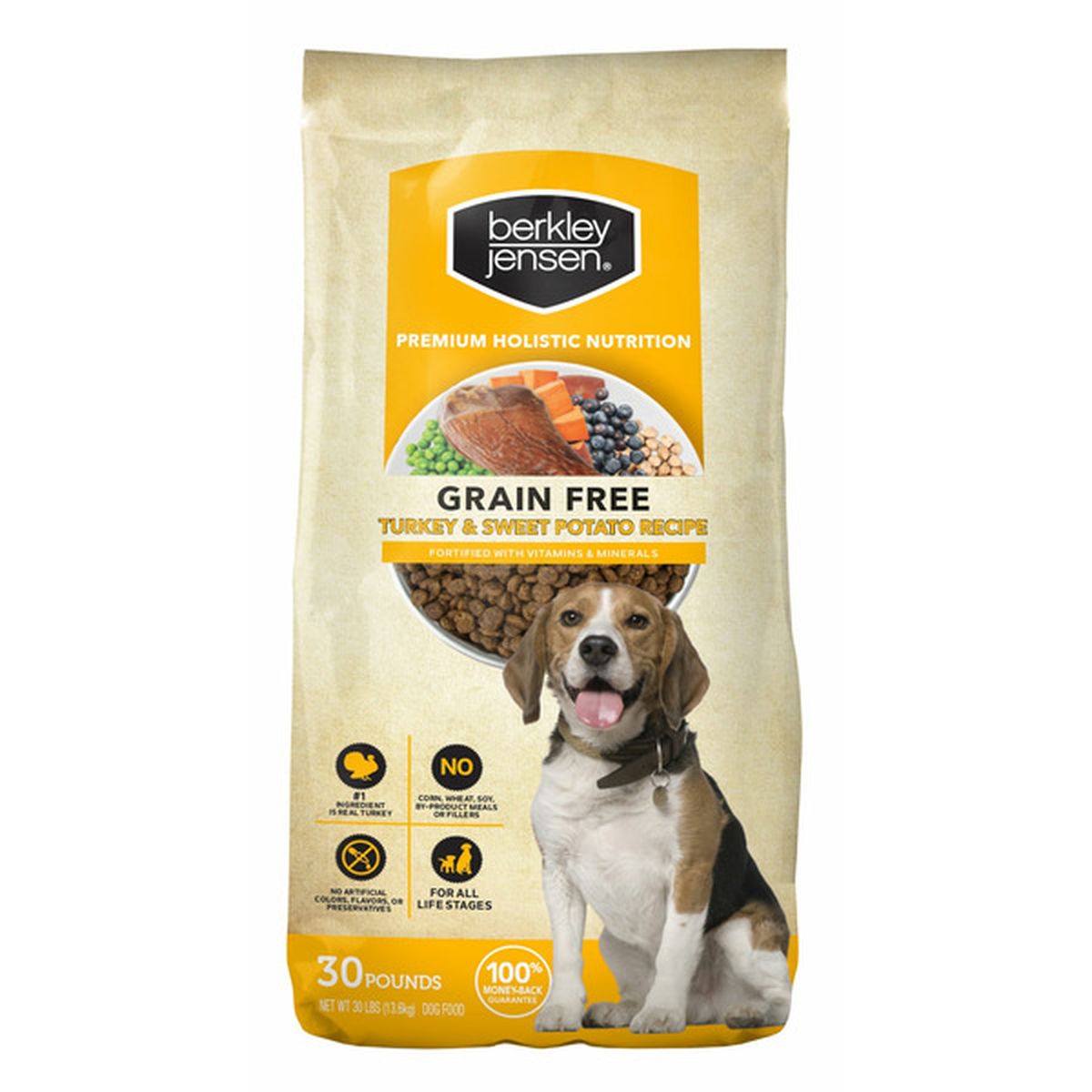 Berkley Jensen Grain Free Turkey Sweet Potato Dog Food 30 lb