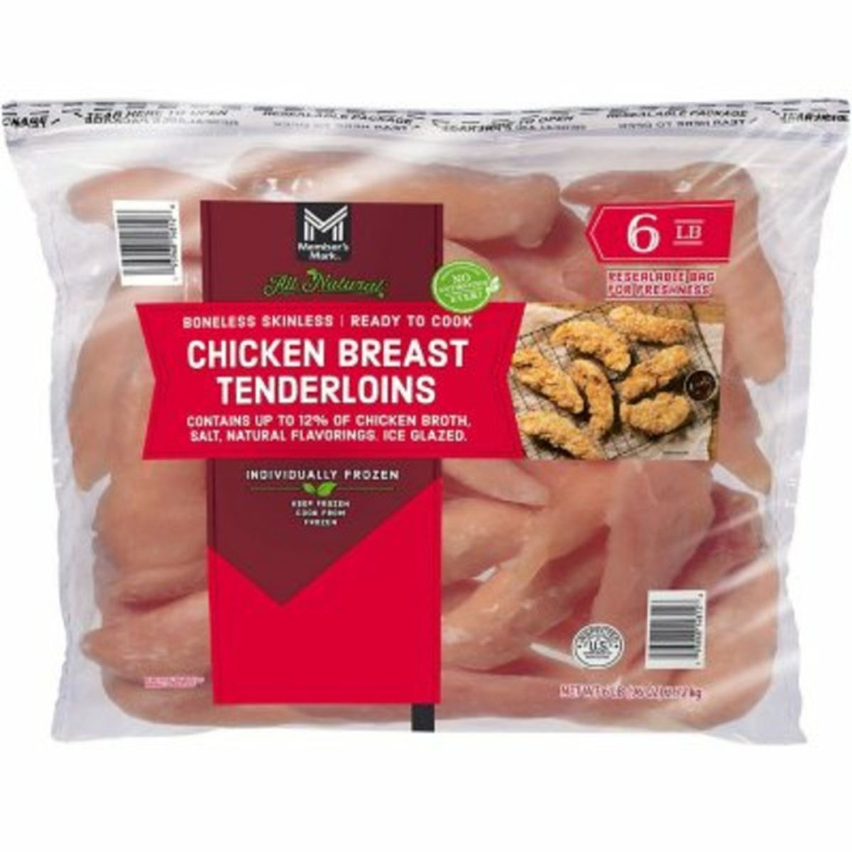 Member S Mark Boneless Skinless Chicken Breast Tenderloins Lb