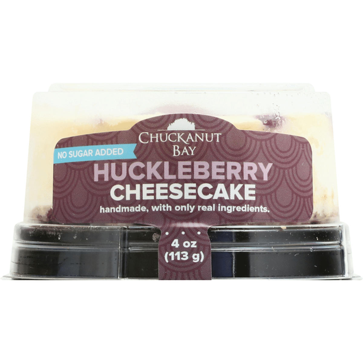 Chuckanut Bay Foods Cheesecake No Sugar Added Huckleberry 4 Oz