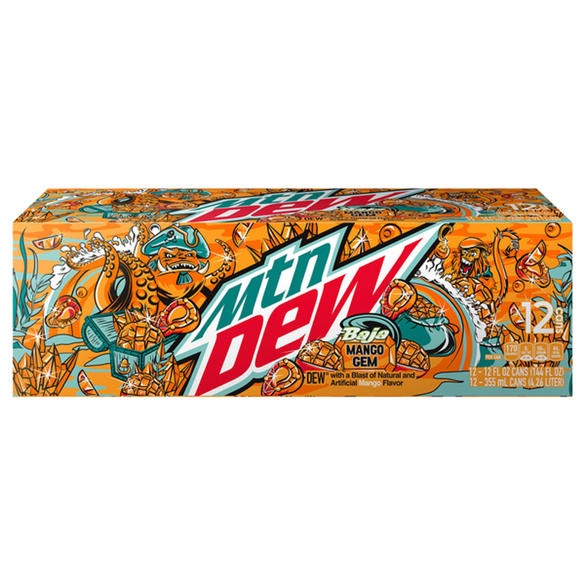 BUILD YOUR OWN MTN DEW 12 FLOZ SODA CAN PACK PICK & CHOOSE 14 DIFFERENT  FLAVORS