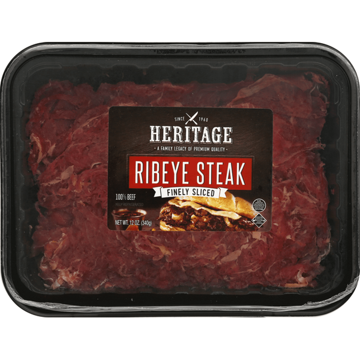 Heritage Store Ribeye Steak, Finely Sliced (12 oz) Delivery or Pickup ...