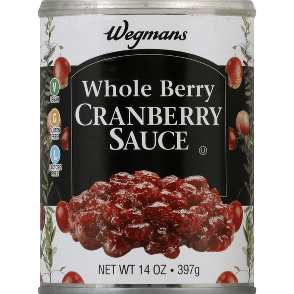 Wegmans Food You Feel Good About Whole Berry Cranberry Sauce 14 Oz