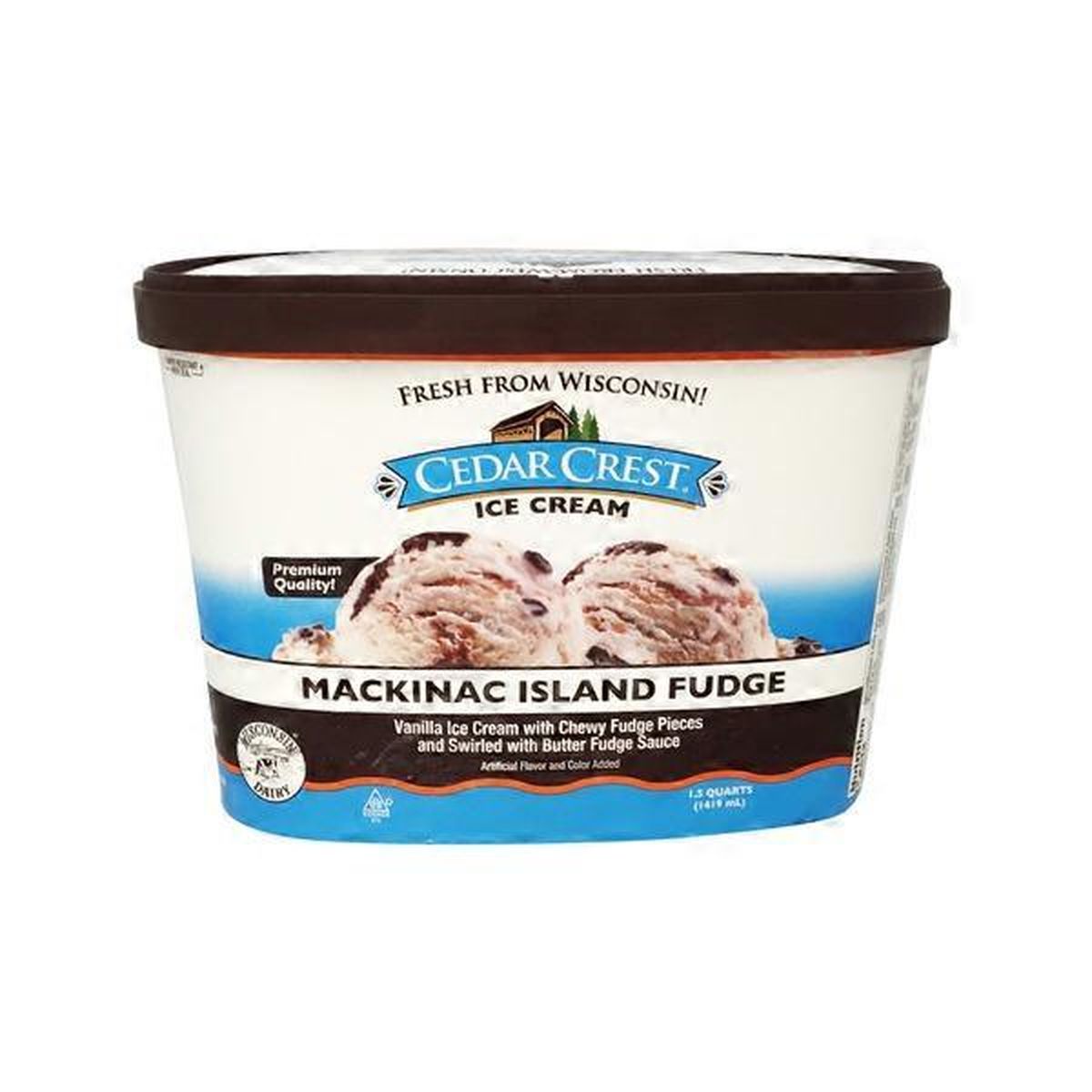 Cedar Crest Mackinac Island Fudge With Chewy Fudge Pieces And Swirled ...