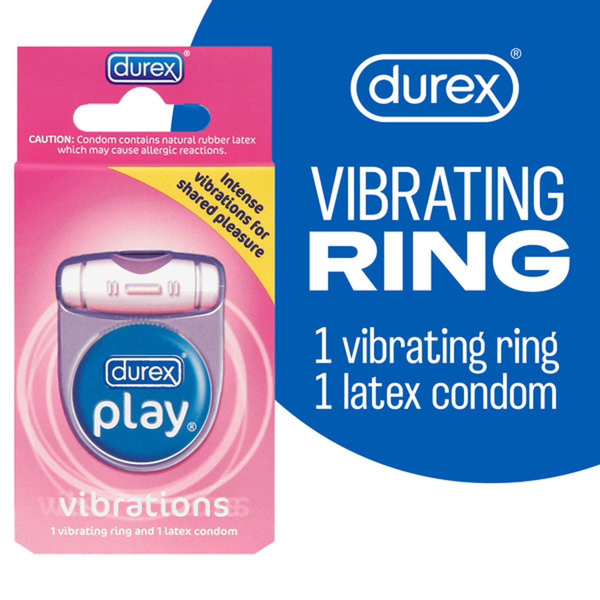 Durex Play Vibrating Pleasure Ring - Help enhance pleasure and satisfaction  for both partners (1 ct) Delivery or Pickup Near Me - Instacart