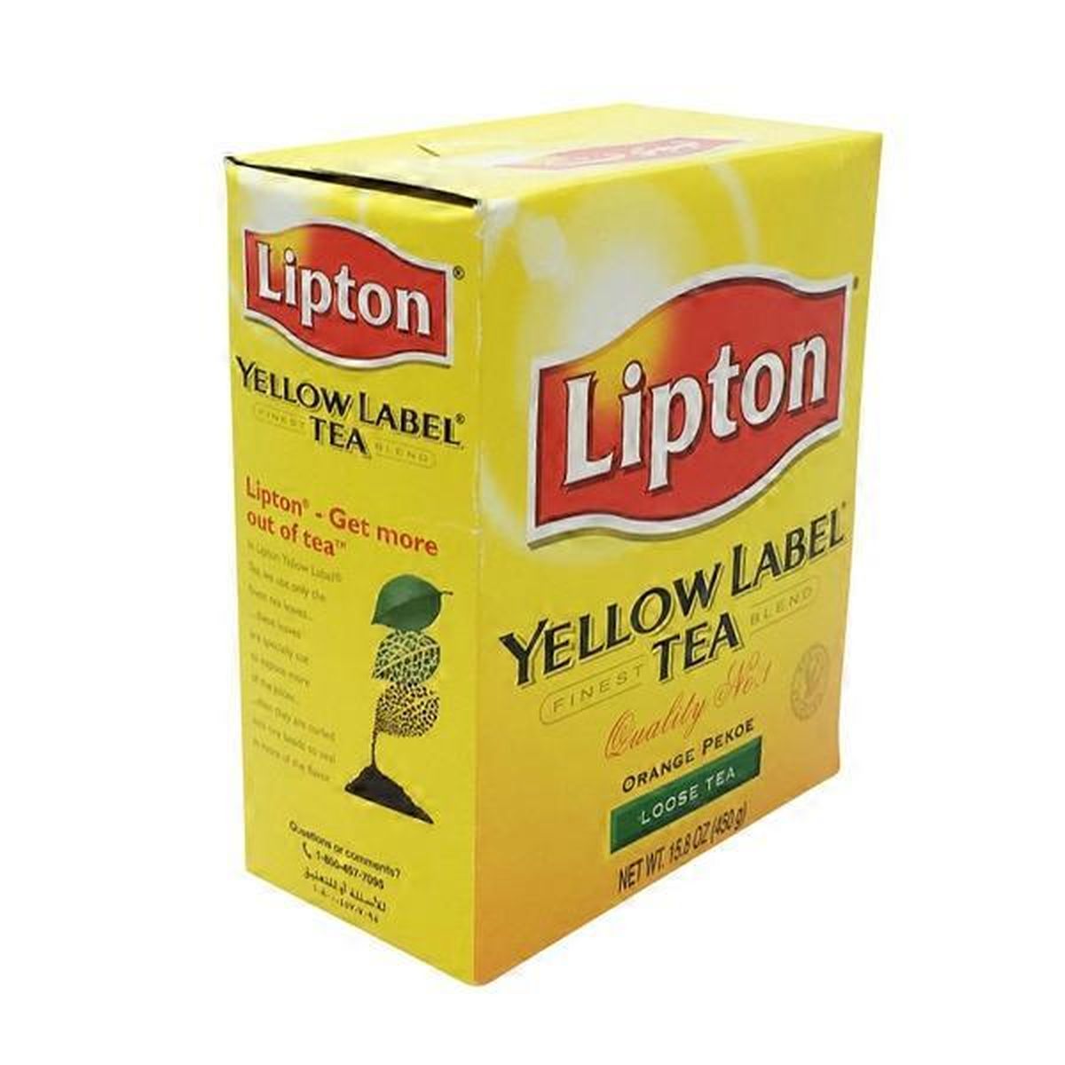 Lipton Orange Pekoe Yellow Label Loose Tea (15.87 oz) Delivery or ...