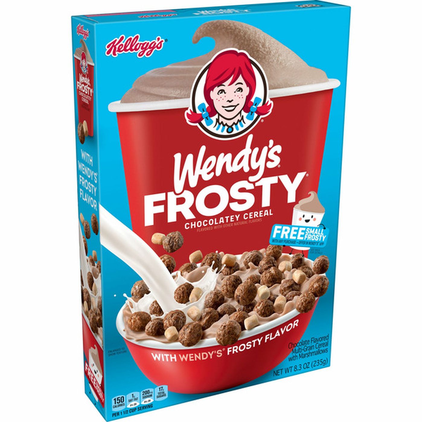 Wendy's Frosty Cold Breakfast Cereal, Fiber Cereal, Kids Cereal Snacks