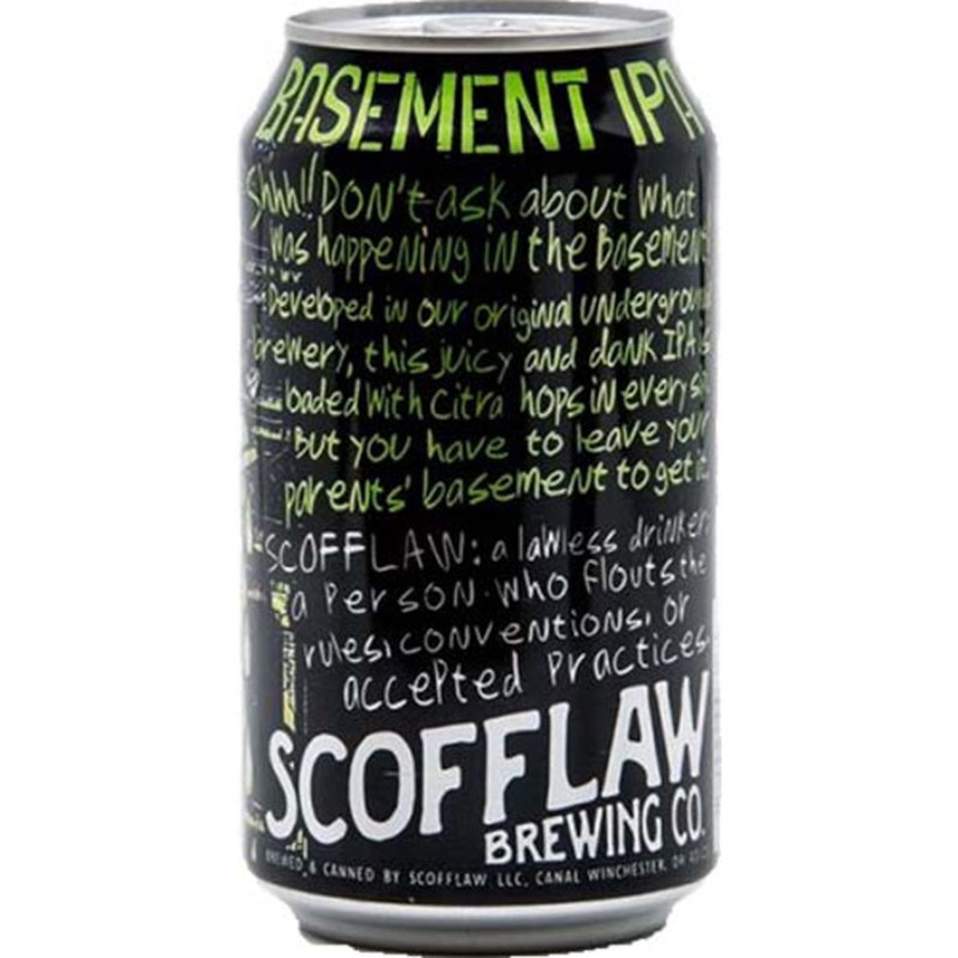 Scofflaw Brewing Basement IPA (16 fl oz) Delivery or Pickup Near Me ...