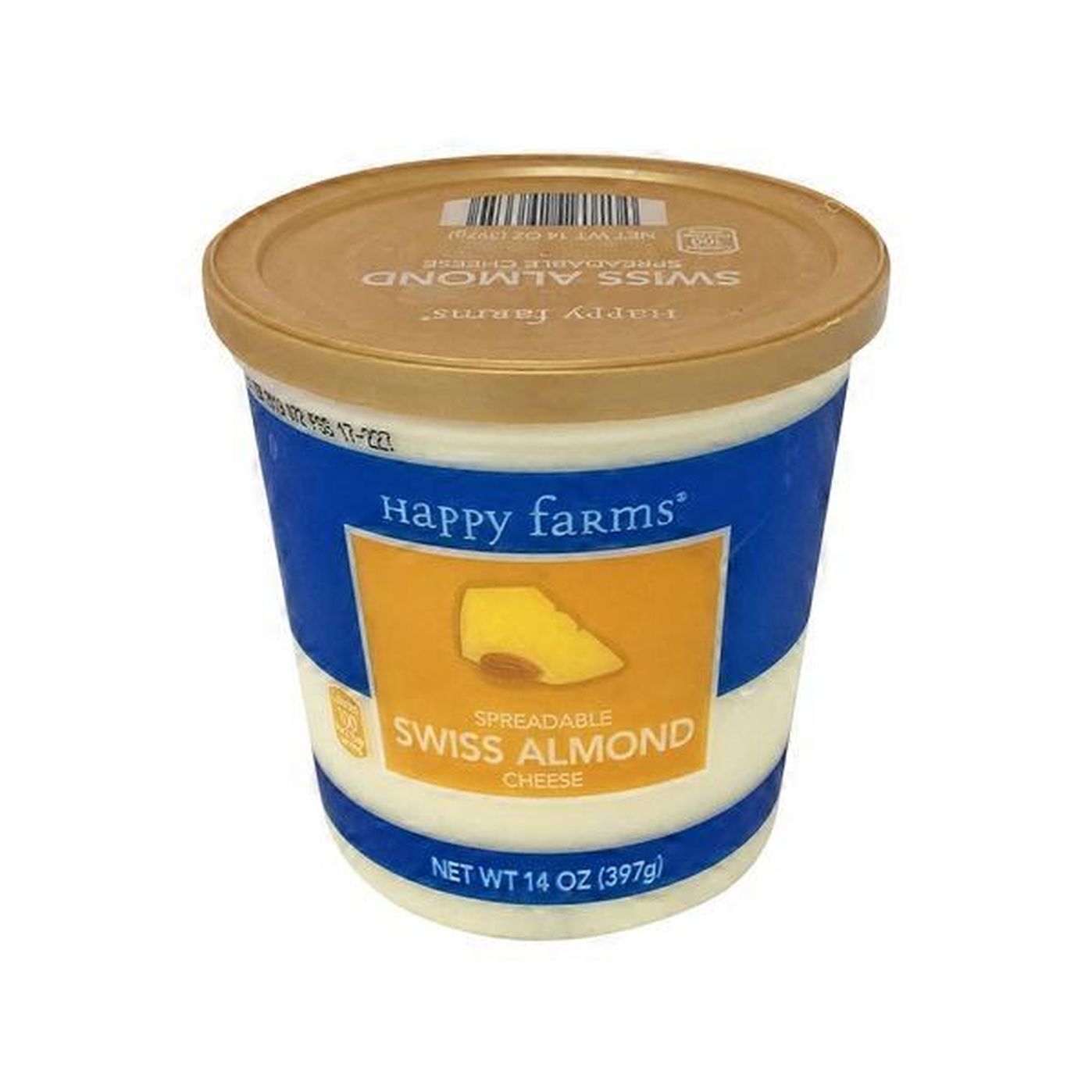 Happy Farms Swiss Almond Spreadable Cheese Cup (14 oz) Delivery or