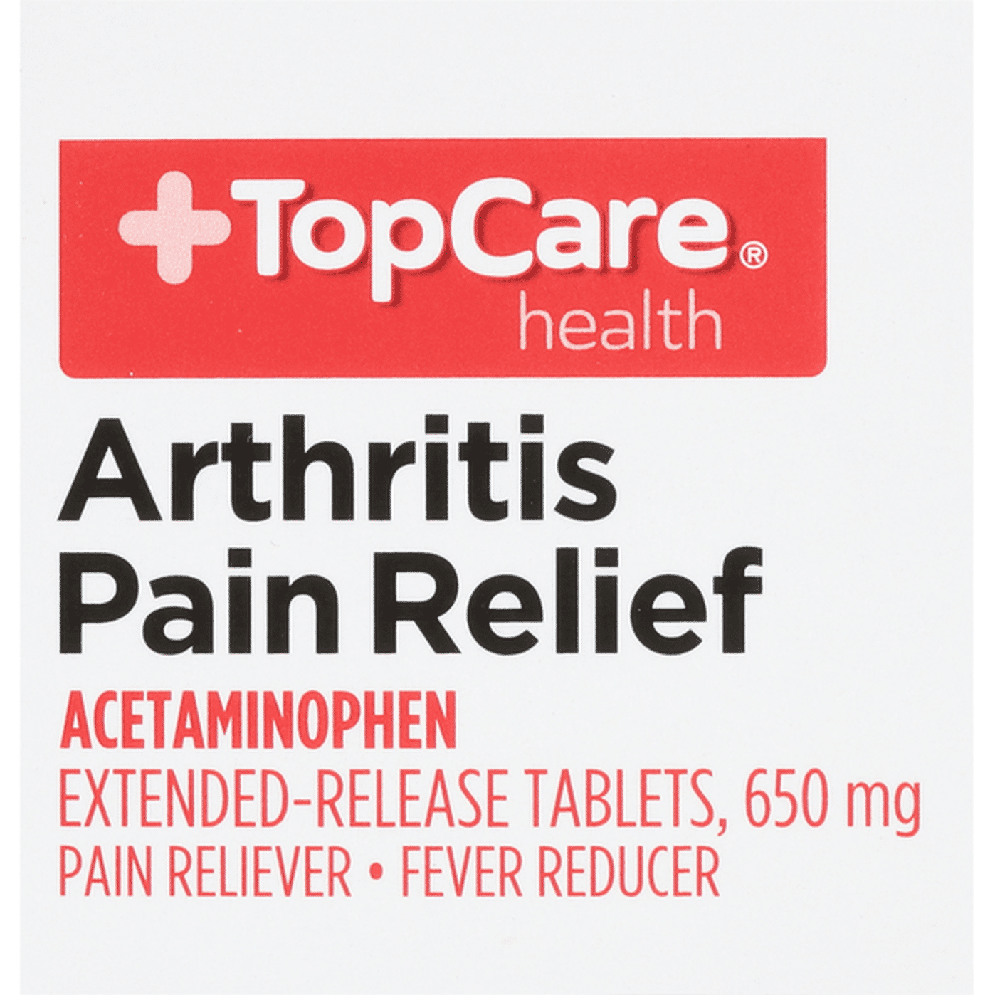 Topcare Arthritis Pain Relief 650 Mg Caplets 50 Each Delivery Or Pickup Near Me Instacart