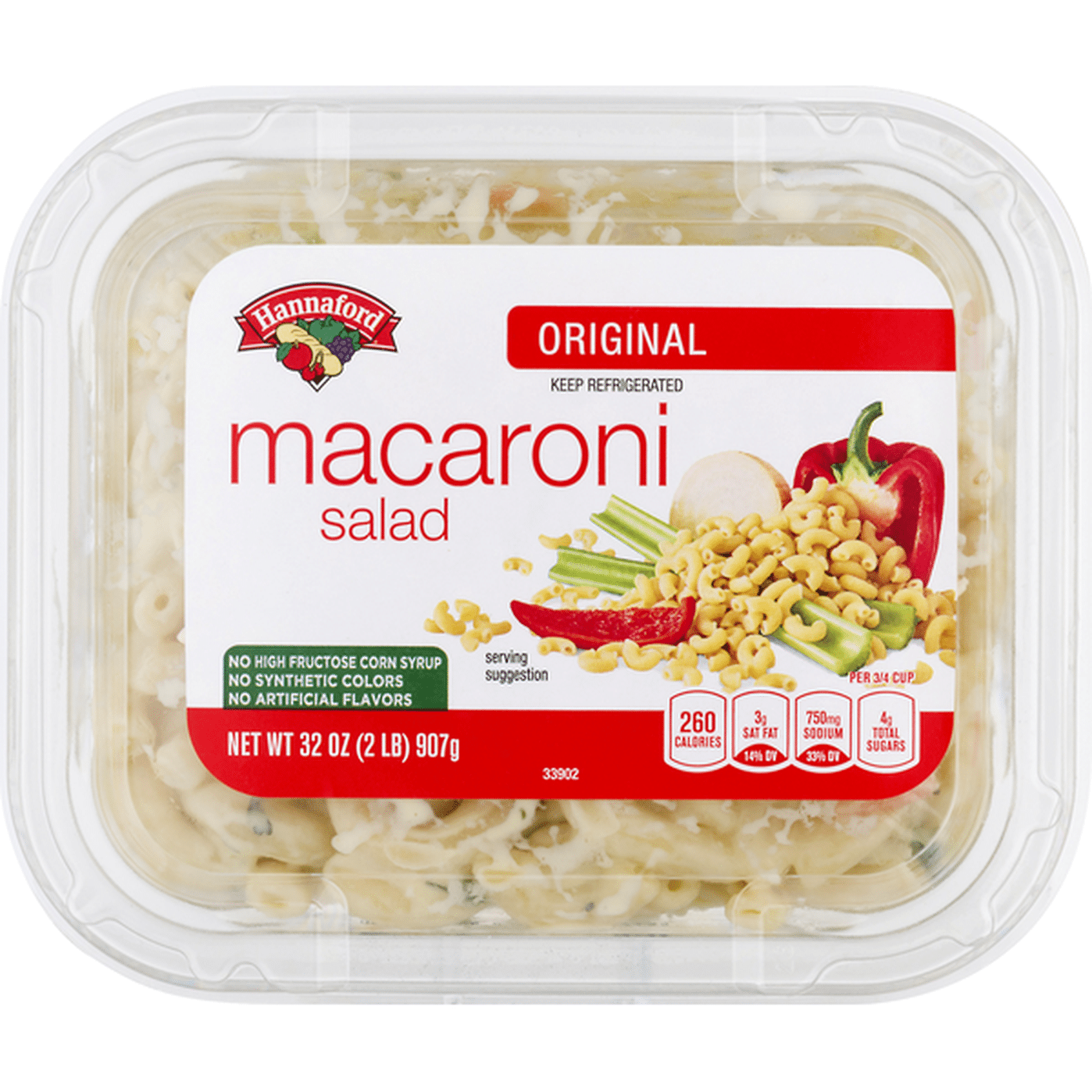 Hannaford Macaroni Salad, Original (32 oz) Delivery or Pickup Near Me