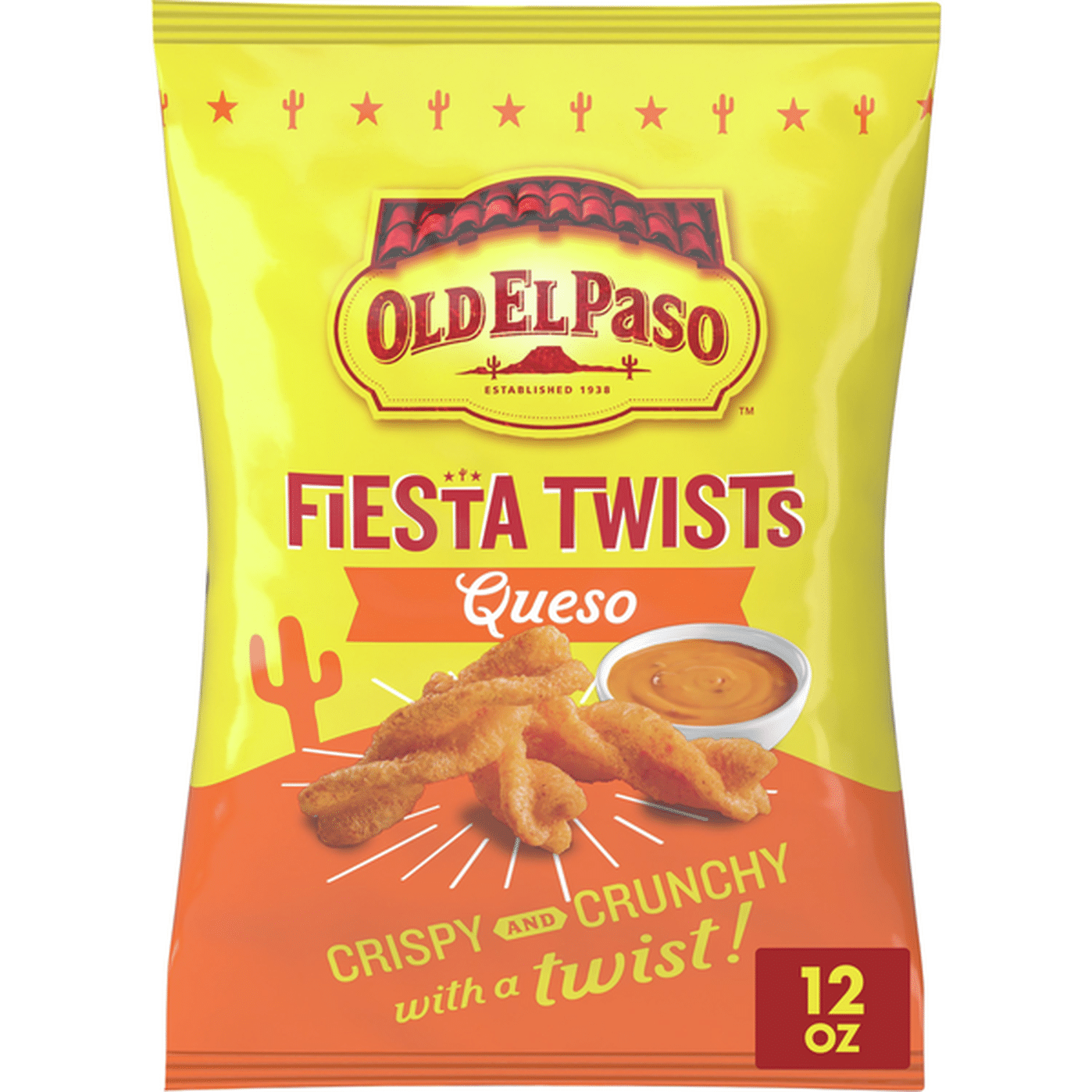 Old El Paso Fiesta Twists Queso Cheese Crispy Corn Snacks 12 Oz Delivery Or Pickup Near Me 1901