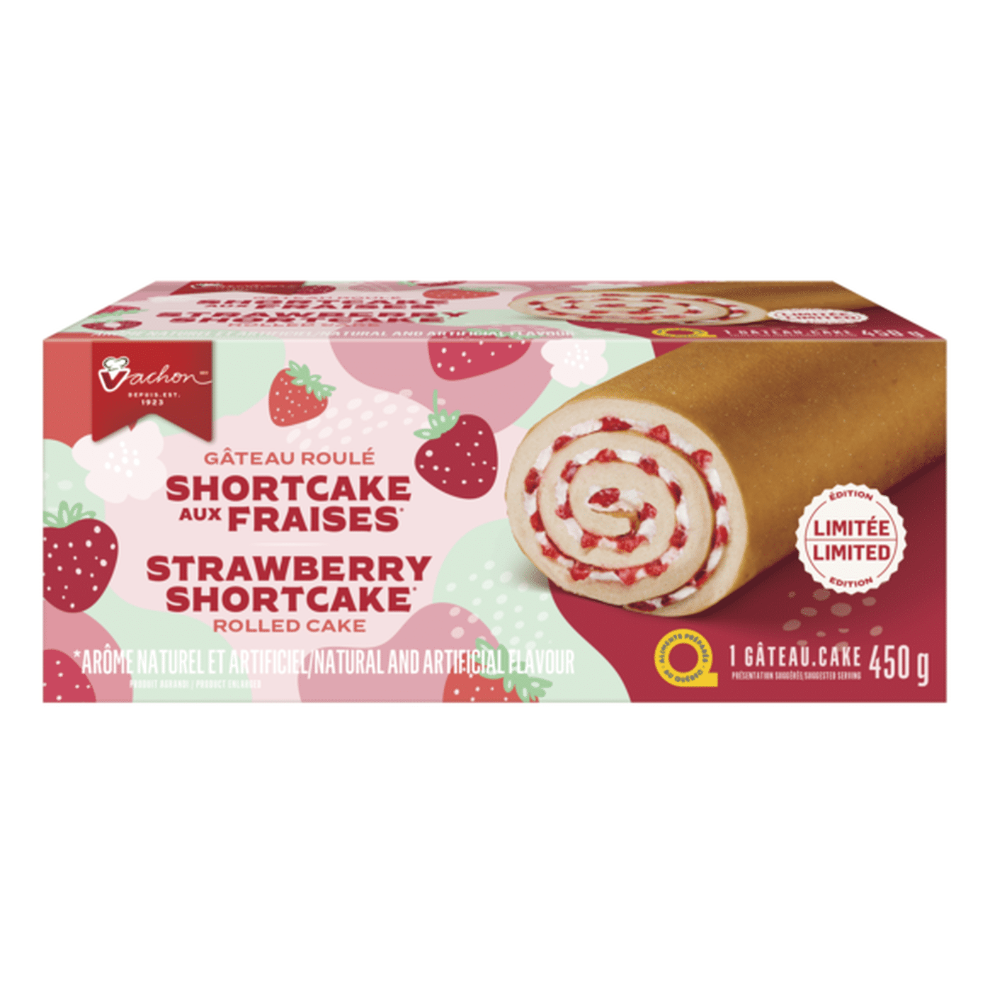 Vachon® Limited Edition Strawberry Shortcake Flavoured Rolled Cake (1 ...