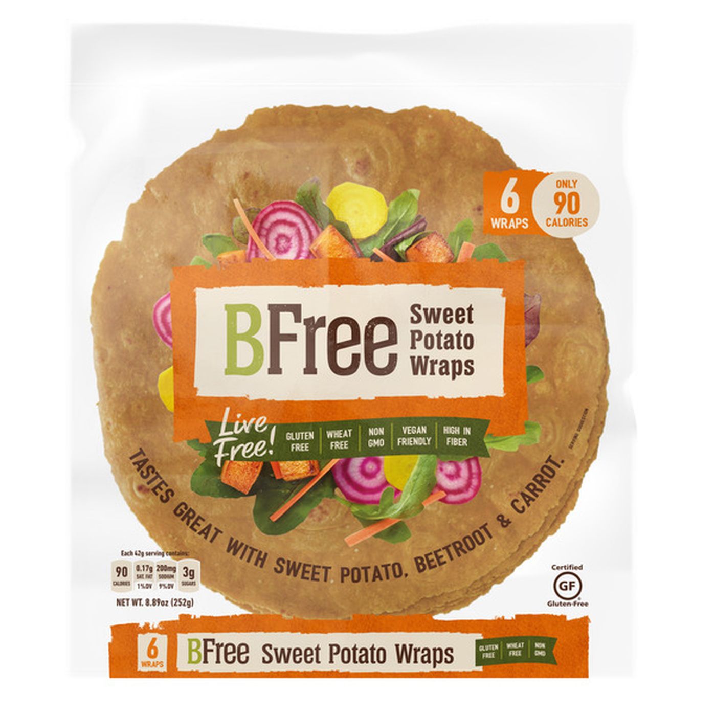 BFree Sweet Potato Wraps (8.89 Oz) Delivery Or Pickup Near Me - Instacart