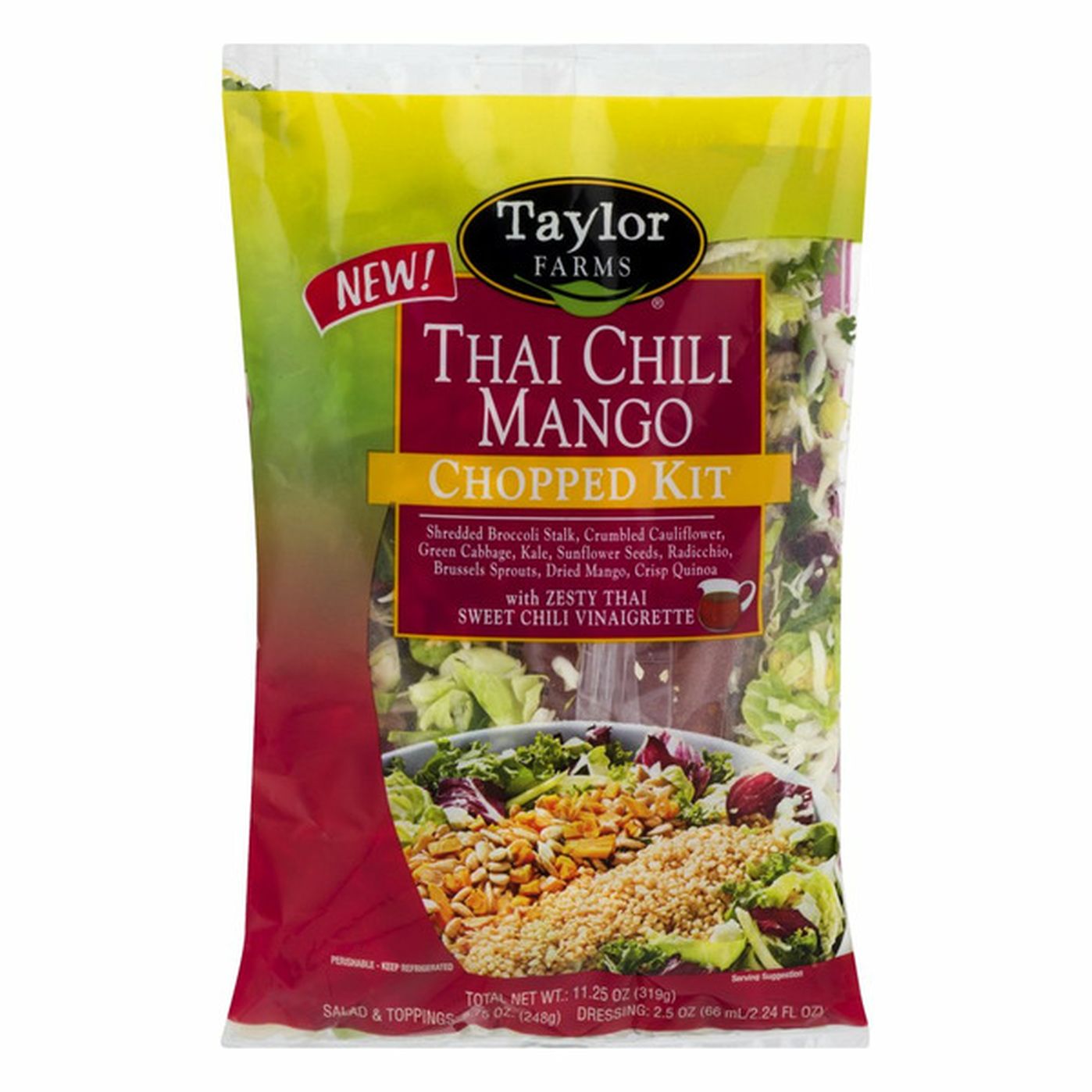 Taylor Farms Thai Chili Mango Chopped Salad Kit 5 Oz Container