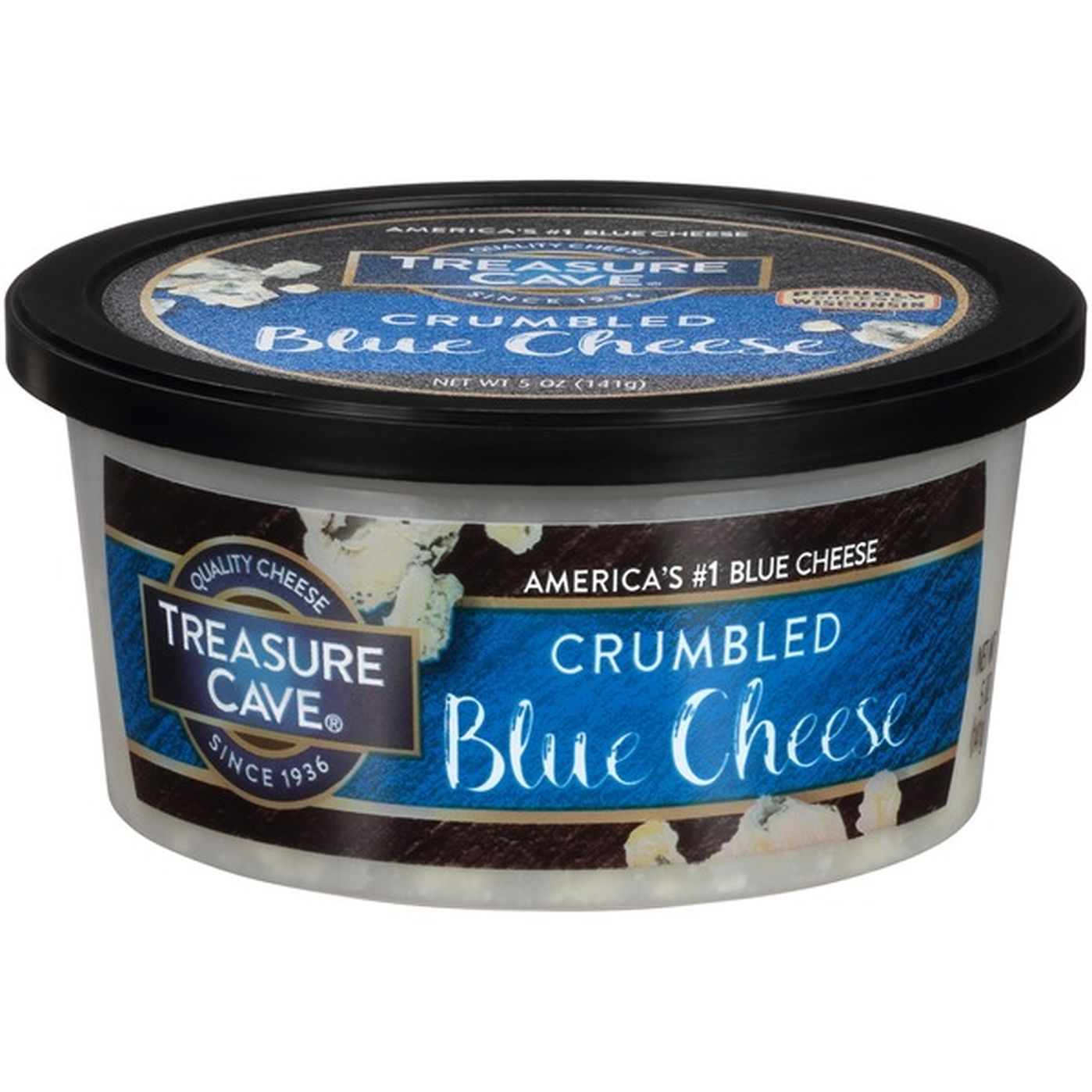 Treasure Cave Crumbled Blue Cheese (5 oz) Delivery or Pickup Near Me ...