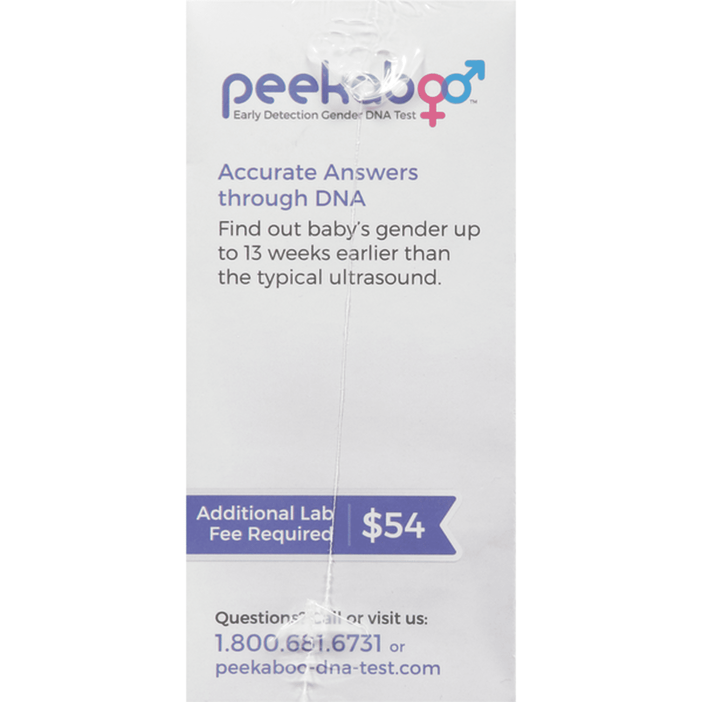 Peekaboo Gender Dna Test Early Detection 1 Each Delivery Or Pickup Near Me Instacart 0438