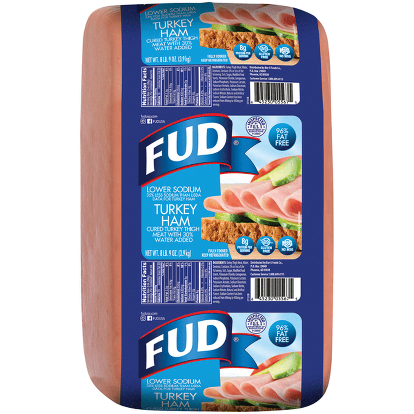 FUD Lower Sodium Turkey Ham (8.56 Lb) Delivery Or Pickup Near Me ...