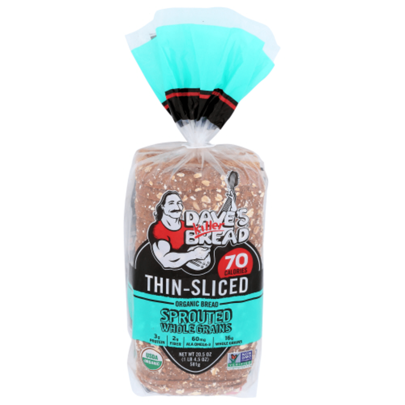 Dave's Killer Bread Sprouted Whole Grains Thin Sliced Organic Bread (20 ...