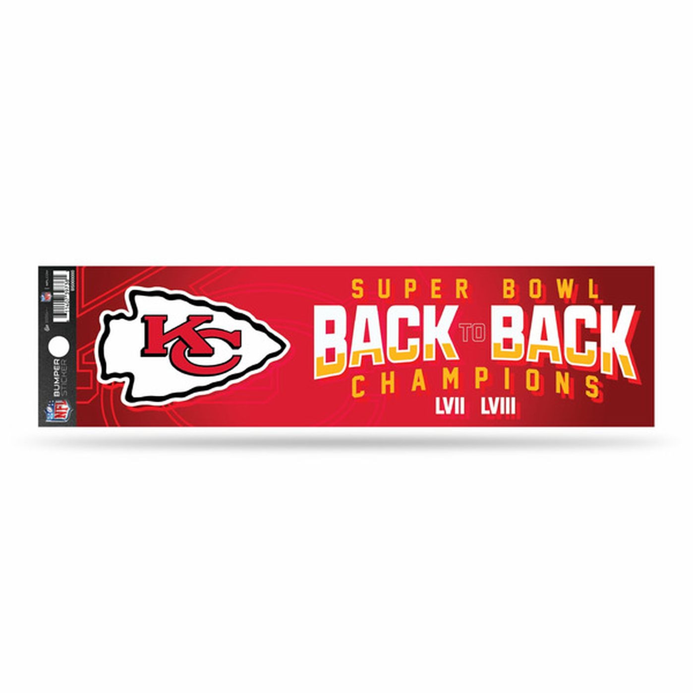 Rico's 2024 Chiefs Back To Back Super Bowl Champions Bumper Sticker (1 ...